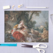 Die Schäferinnen von Francis Boucher Seidenpapier (Handwerk)