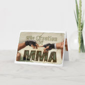 Die Schaffung der MIXED MARTIAL ARTS Karte (Vorderseite)