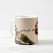 Die Schaffung der Schulden Kaffeetasse (Vorderseite Links)