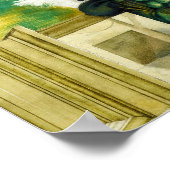 Die Schaffung der Sonne durch Michelangelo Poster (Ecke)