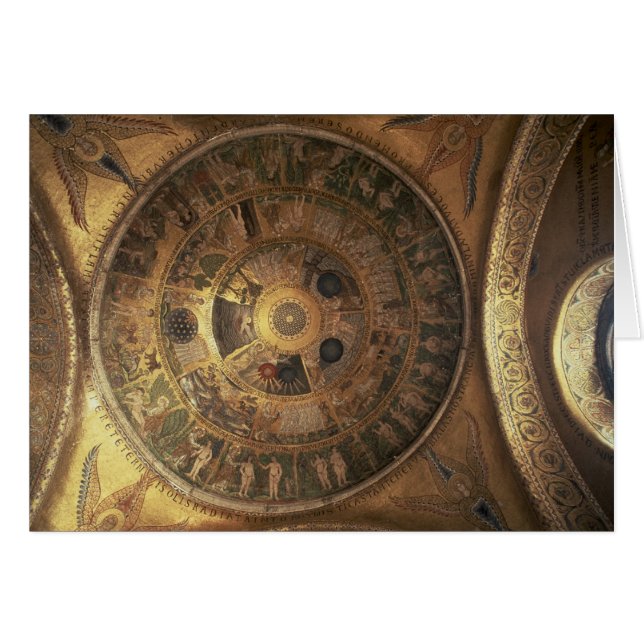 Die Schaffung der Welt, von der Genese-Kuppel (Vorderseite (Horizontal))