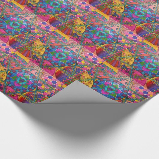 Die Schaffung des Bewusstseins Geschenkpapier (Ecke)