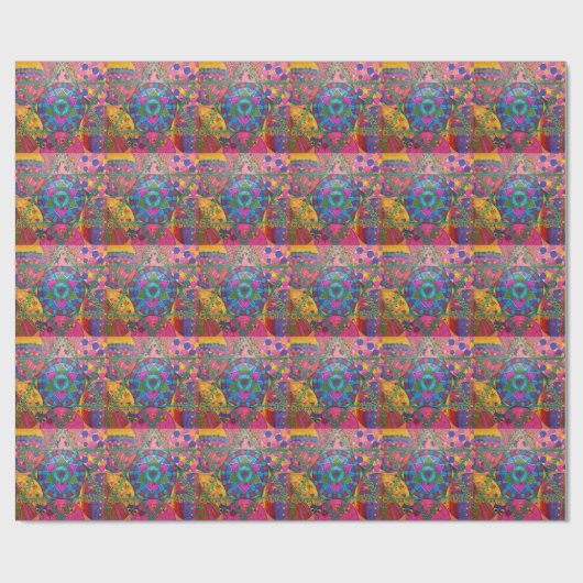 Die Schaffung des Bewusstseins Geschenkpapier (Flach)