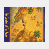 Die Schaffung eines Pine Adam - Ananas-Reiches Fleecedecke (Vorderseite (Horizontal))