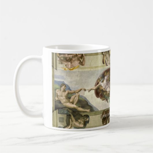 Die Schaffung historischer Tasse Adams (Links)