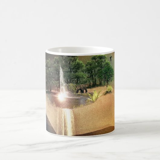 Die Schaffung Kaffeetasse (Mittel)