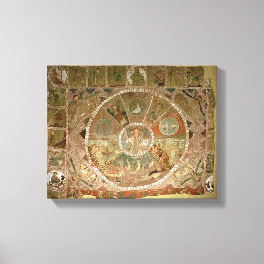 Die Schaffung Leinwanddruck (Vorderseite)