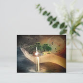 Die Schaffung Postkarte (Stehend Vorderseite)