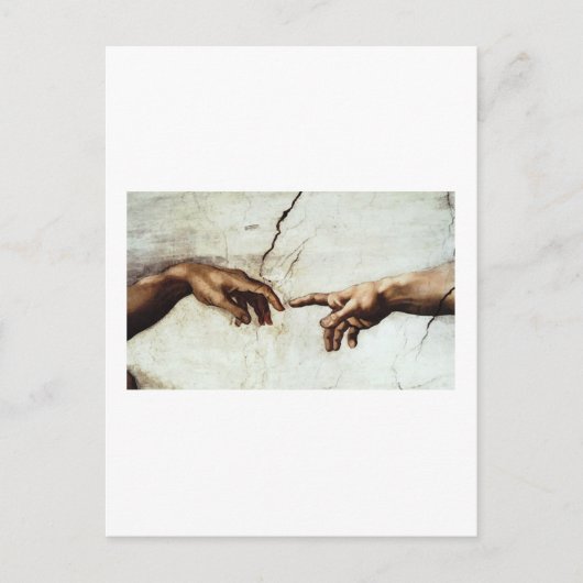 Die Schaffung Postkarte (Vorderseite)