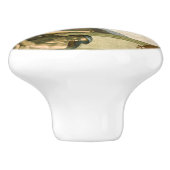 Die Schaffung von Adam durch Michelangelo-schöne Keramikknauf (Seitenansicht)