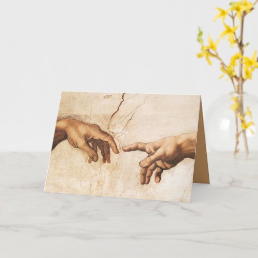 Die Schaffung von Adam Karte (Gelbe Blume)