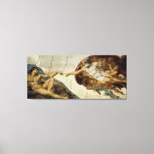 Die Schaffung von Adam Leinwanddruck (Vorderseite)