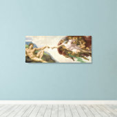 Die Schaffung von Adam Leinwanddruck (Insitu (Holzboden))