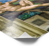 Die Schaffung von Adam | Michelangelo | Fotodruck (Ecke)
