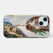 Die Schaffung von Adam | Michelangelo | iPhone 15 Hülle (Rückseite (Horizontal))