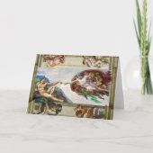 Die Schaffung von Adam | Michelangelo | Karte (Vorderseite)