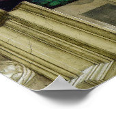 Die Schaffung von Adam | Michelangelo | Poster (Ecke)