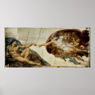 Die Schaffung von Adam Poster