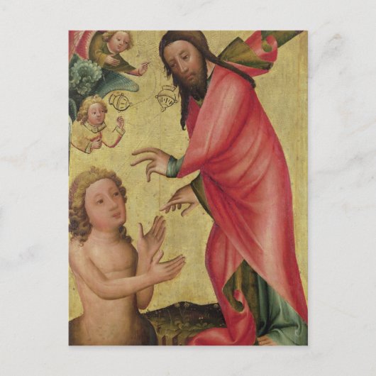 Die Schaffung von Adam Postkarte (Vorderseite)