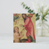 Die Schaffung von Adam Postkarte (Stehend Vorderseite)