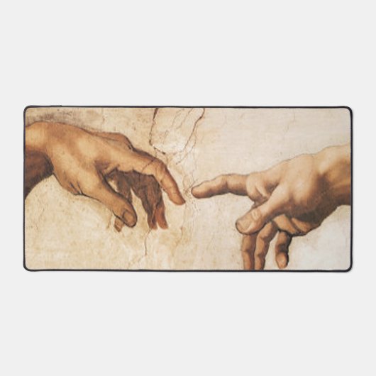 Die Schaffung von Adam Schreibtischunterlage (Vorderseite)