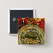 Die Schaffung, von der Luther Bibel, c.1530 Button (Vorne & Hinten)