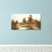 Die Schafsfresser Leinwanddruck (Insitu (Holzboden))