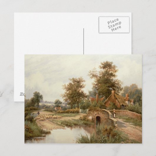 Die Schafsfresser Postkarte (Vorne/Hinten)