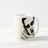 Die Schale muss zustimmen, bevor der Kaffee Kaffeetasse (VorderseiteRechts)