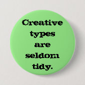 Die Schaltfläche Creative Types (Creative Types) i Button (Vorderseite)