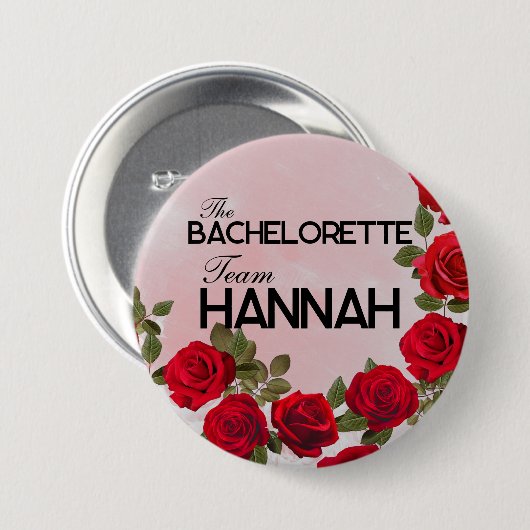 Die Schaltfläche für das Bachelorette-Team ist gro Button (Vorne & Hinten)