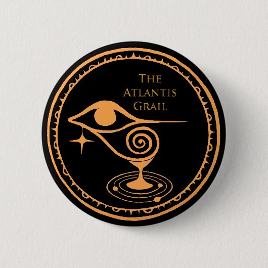 Die Schaltfläche für das Grail-Logo von Atlantis - Button (Vorderseite)
