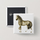 die Schaltfläche Golden Unicorn Button (Vorne & Hinten)