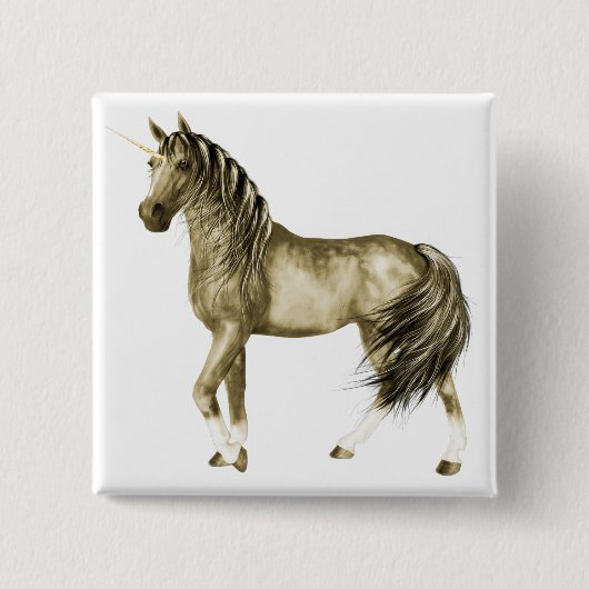 die Schaltfläche Golden Unicorn Button (Vorderseite)