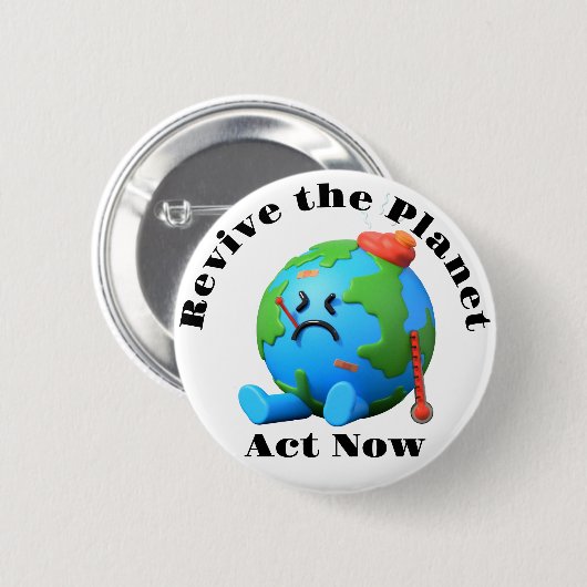 Die Schaltfläche Planet wiederbeleben Button (Vorne & Hinten)