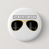 Die Schaltfläche "Savory City - San Francisco" Button (Vorderseite)