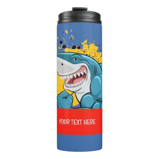 DIE SCHARFE THERMOSBECHER (Vorderseite)