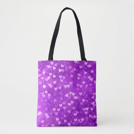 Die scharfen Lichter formen lila Tasche (Vorderseite)