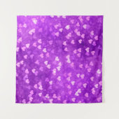 Die scharfen Lichter formen lila Wandteppich (Vorderseite (Horizontal))