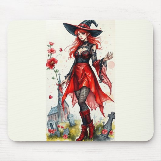 Die schärfste Hexe! Mousepad (Vorne)