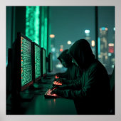 Die Schatten der digitalen Unterwelt-KI Poster (Vorne)