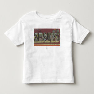 Die Schatten - große Buchstabe-Szenen Kleinkind T-shirt