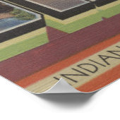 Die Schatten - Große Buchstabenszenen Poster (Ecke)