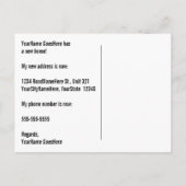 Die Schatten von Brown, rustikal "ich bin Ankündigungspostkarte (Rückseite)