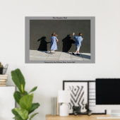 Die Schattenmauer Poster (Heimbüro)