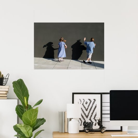 Die Schattenmauer Poster (Heimbüro)