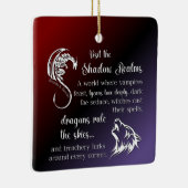 Die Schattenrealms Brenda K Davies Keramik Ornamen Keramikornament (Rechts)