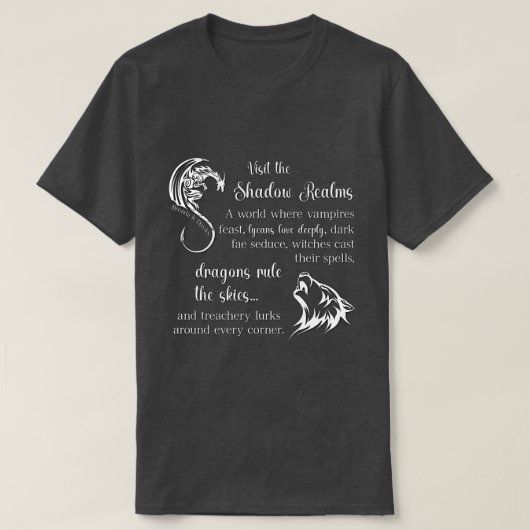 Die Schattenrealms T-Shirt (Design vorne)