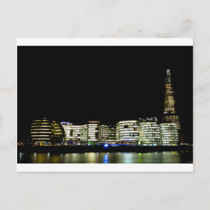 Die Schattenseiten der Londoner City-Gebäude Postkarte