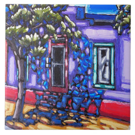 Die "schattierter Eingang, Tucson-Barrio-" Fliese